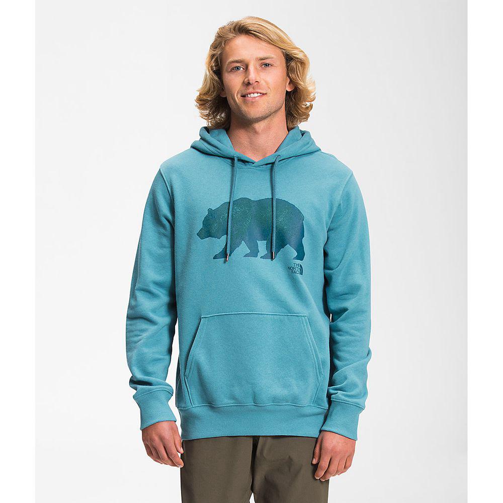 The North Face Tnf™ Bear Pullover Ανδρικα Φούτερ Hoodie - Μπλε (FLYO43792)
